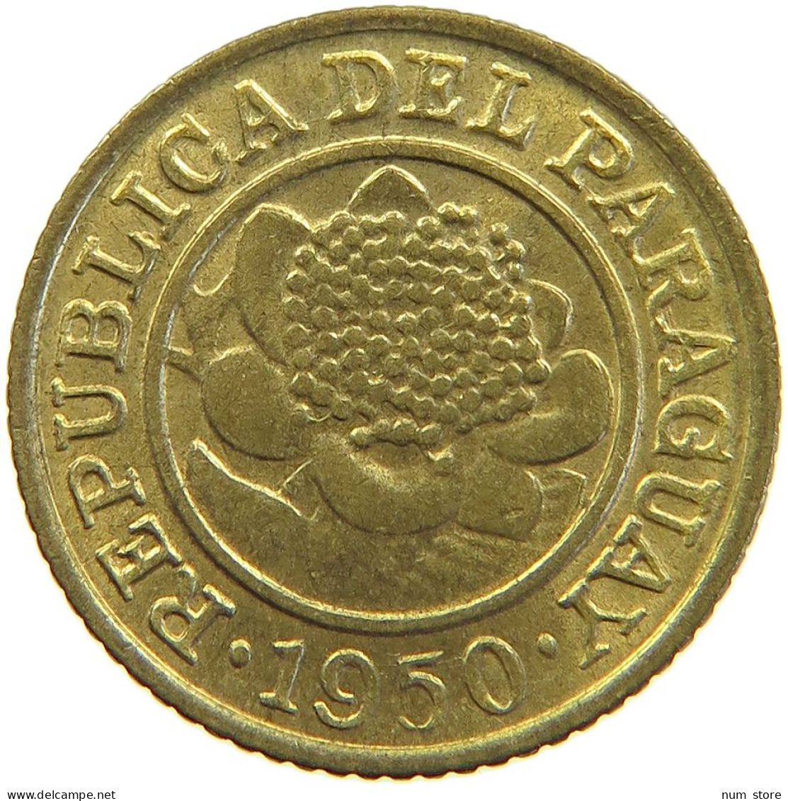 PARAGUAY 1 CENTIMO 1950 #s107 0319 - Paraguay