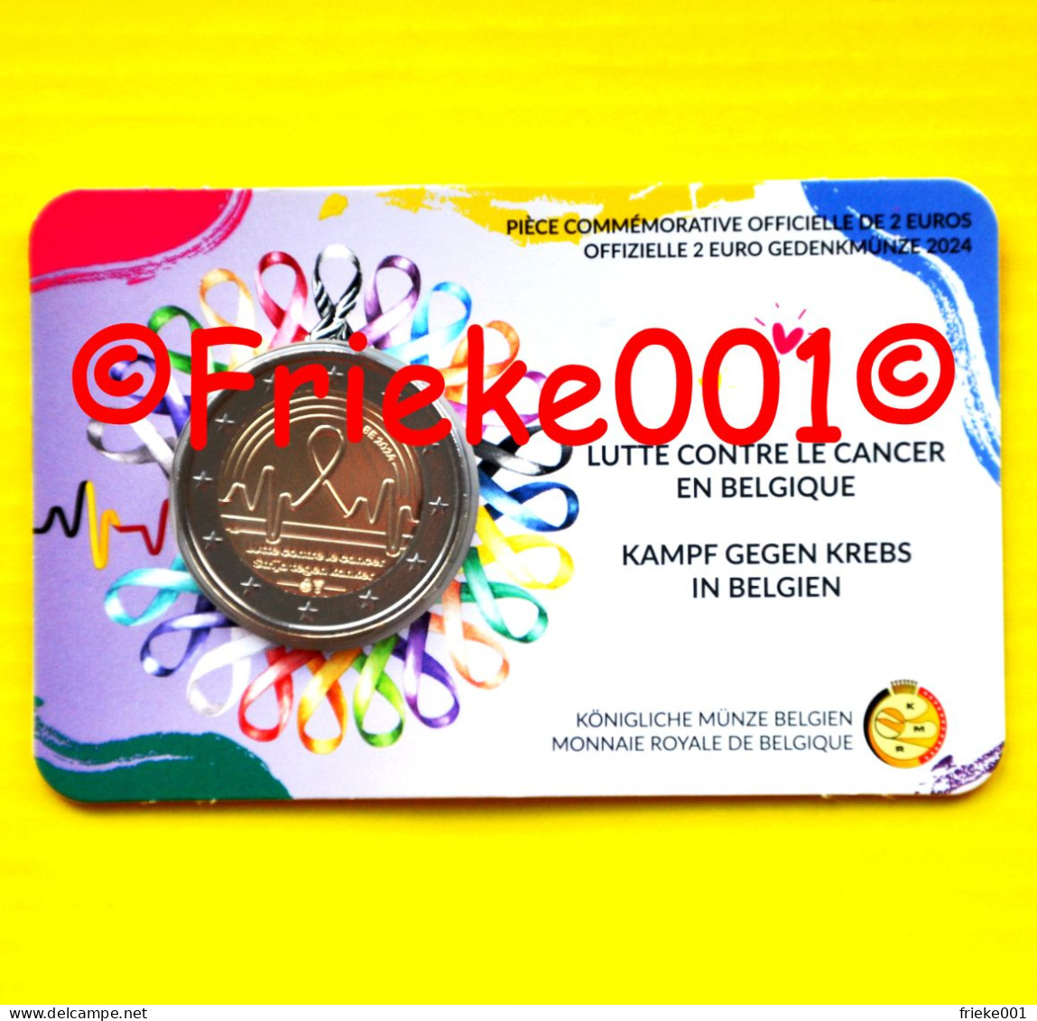 België - Belgique - 2 Euro 2024 Comm In Blister.(Kanker) Frans - Belgien