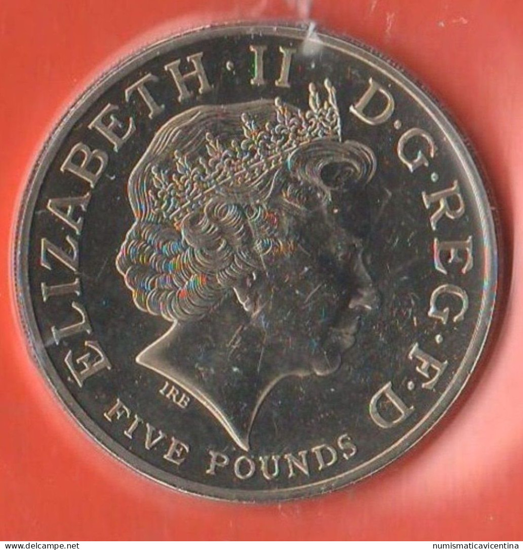 UK 5 Pounds 2004 England Inghilterra 100th Traités Franco-Anglais 1904 - 2004 Nickel Coin GB Angleterre - 5 Pounds