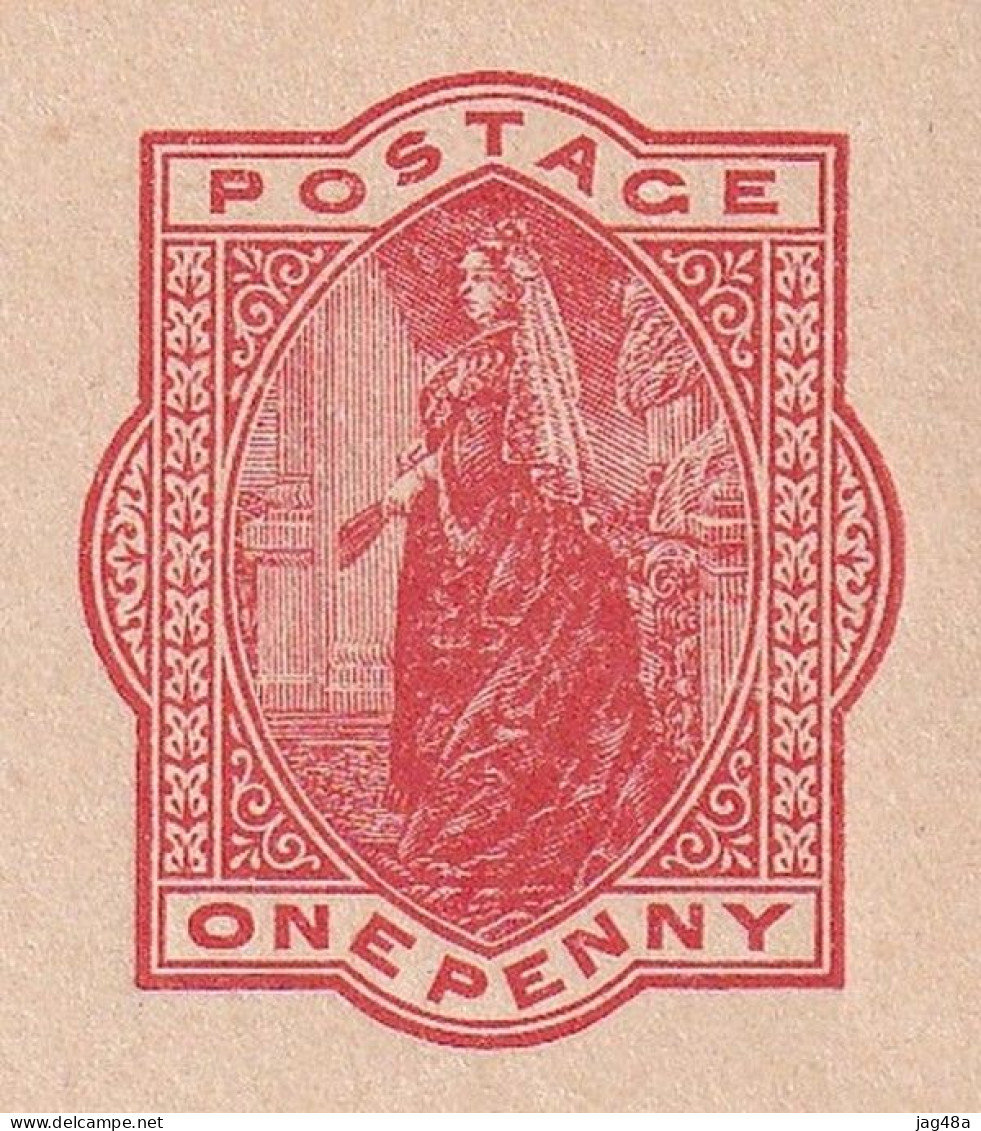 BRITISH PRTECTORATE/NIGER COAST. 1895/unused One-penny Postal Stationery Card. - Nigeria (...-1960)