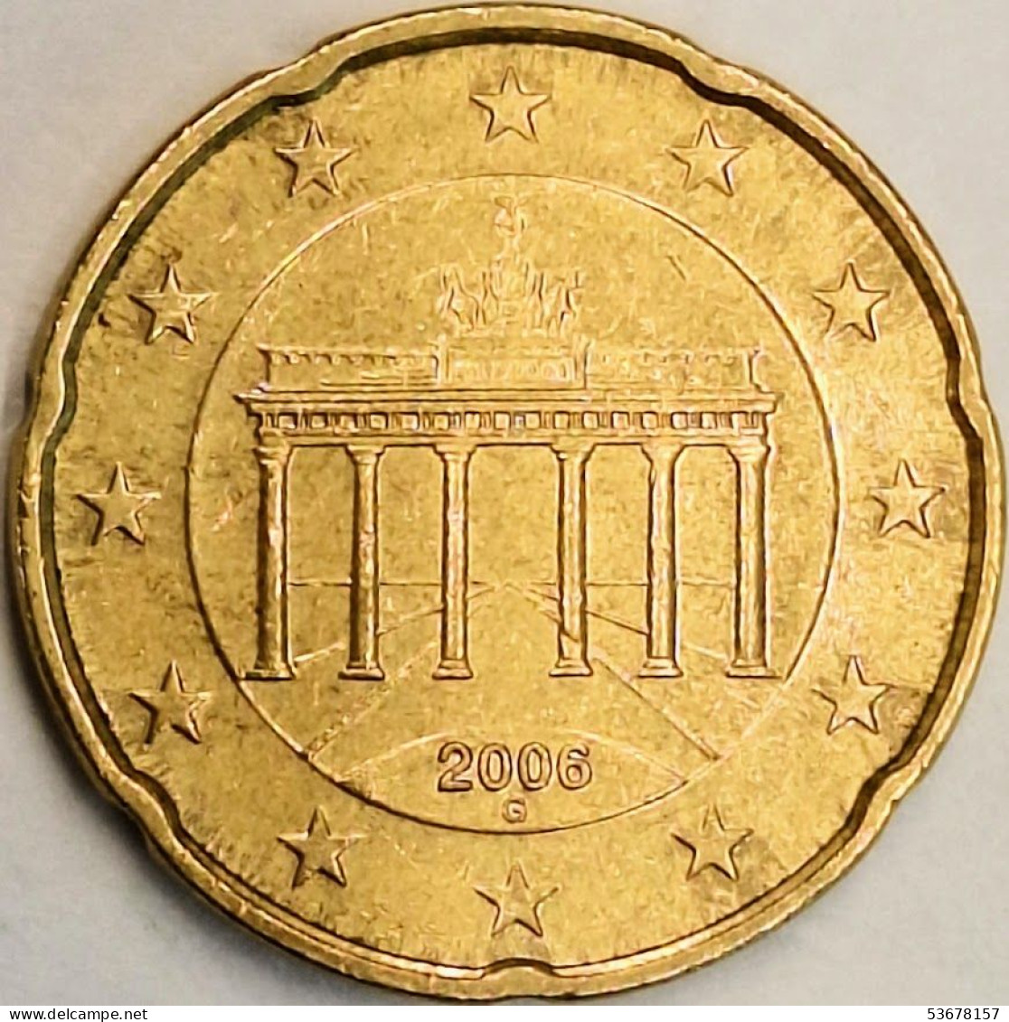 Germany Federal Republic - 20 Euro Cent 2006 G, KM# 211 (#4914) - Germania
