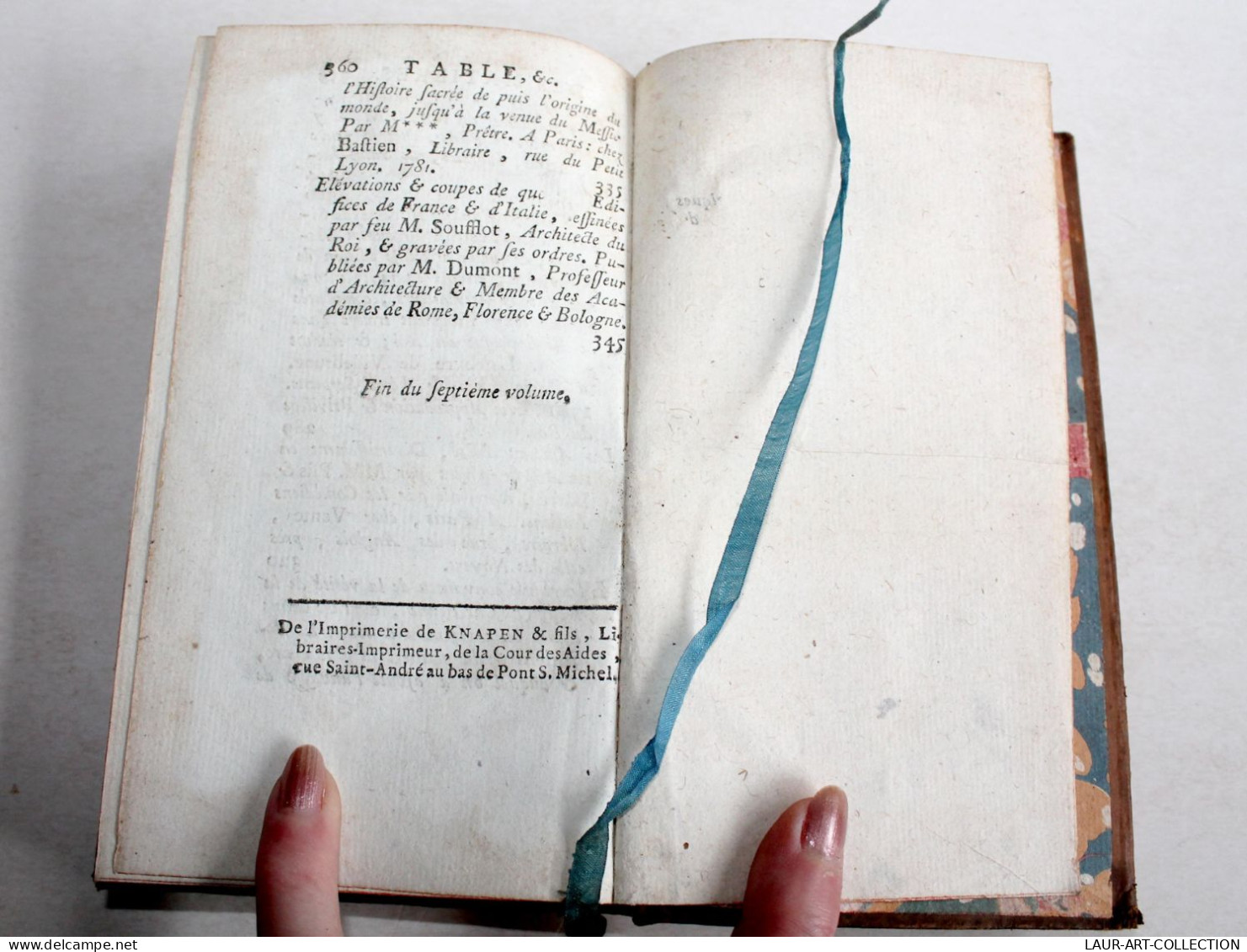 L'ANNEE LITTERAIRE 1781 par FRERON, TOME VII CHEZ MERIGOT LIBRAIRE LIVRE XVIIIe / LIVRE ANCIEN XVIIIe SIECLE (2204.248)
