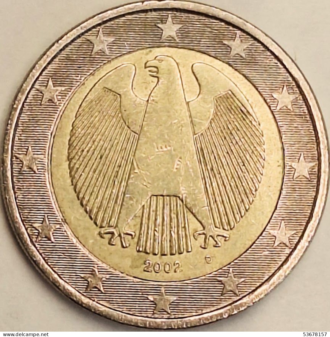 Germany Federal Republic - 2 Euro 2002 D, KM# 214 (#4928) - Germania