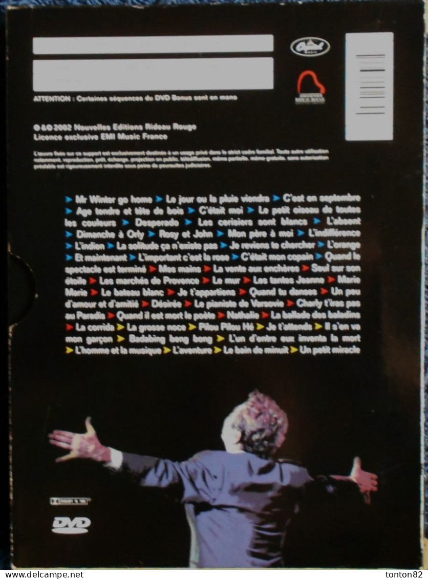 BÉCAUD - L'OLYMPIA - Coffret De 3 DVD -  Concerts : Bleu - Rouge - Jaune ( 64 Chansons ) + Un Livret  22 Pages . - Conciertos Y Música
