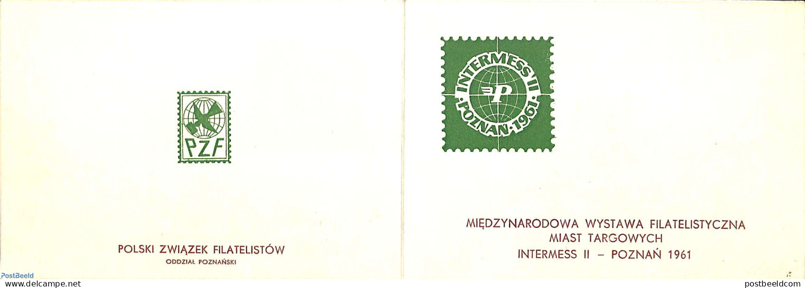 Poland 1961 Special Folder, Intermess II, Poznan, Postal History - Brieven En Documenten