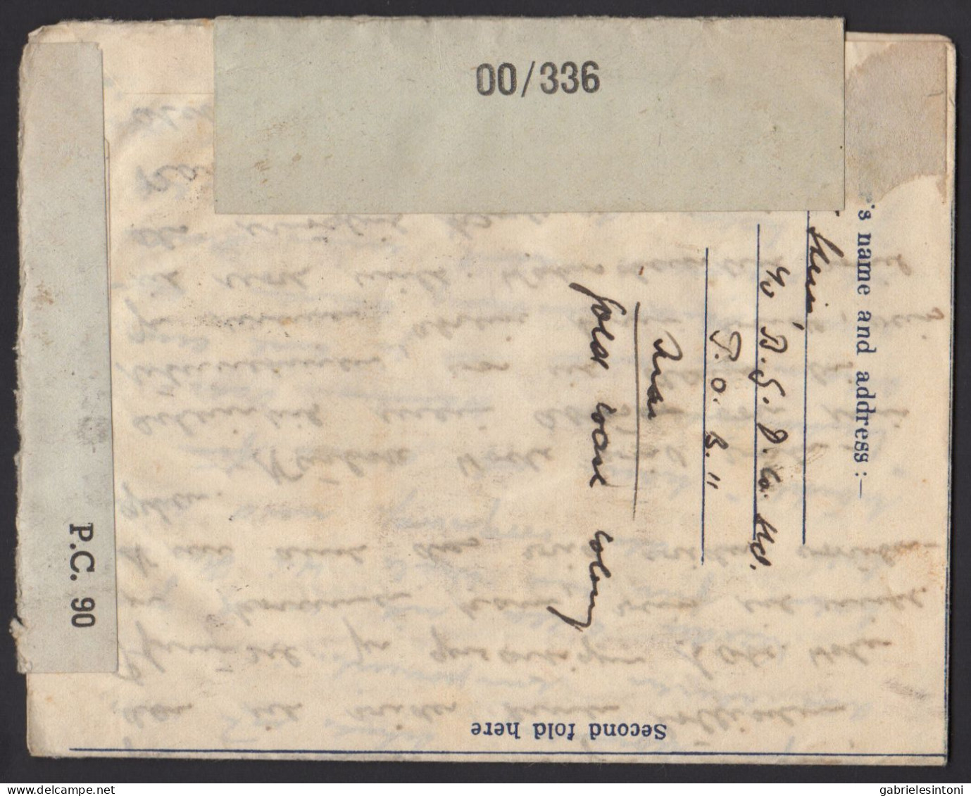 PA 99 - 6/4/1945 - Air Mail. Lettercard Sent From Gold Coast To Swiss. English Censor Label. - Costa De Oro (...-1957)