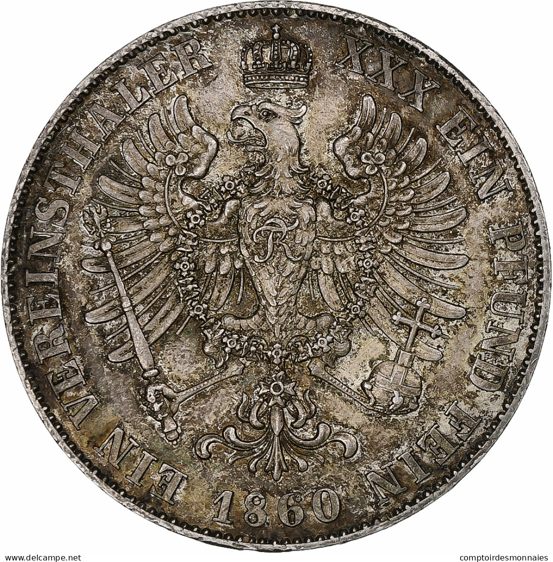 Allemagne, Royaume De Prusse, Friedrich Wilhelm IV, Vereinstaler, 1860, Berlin - Taler En Doppeltaler