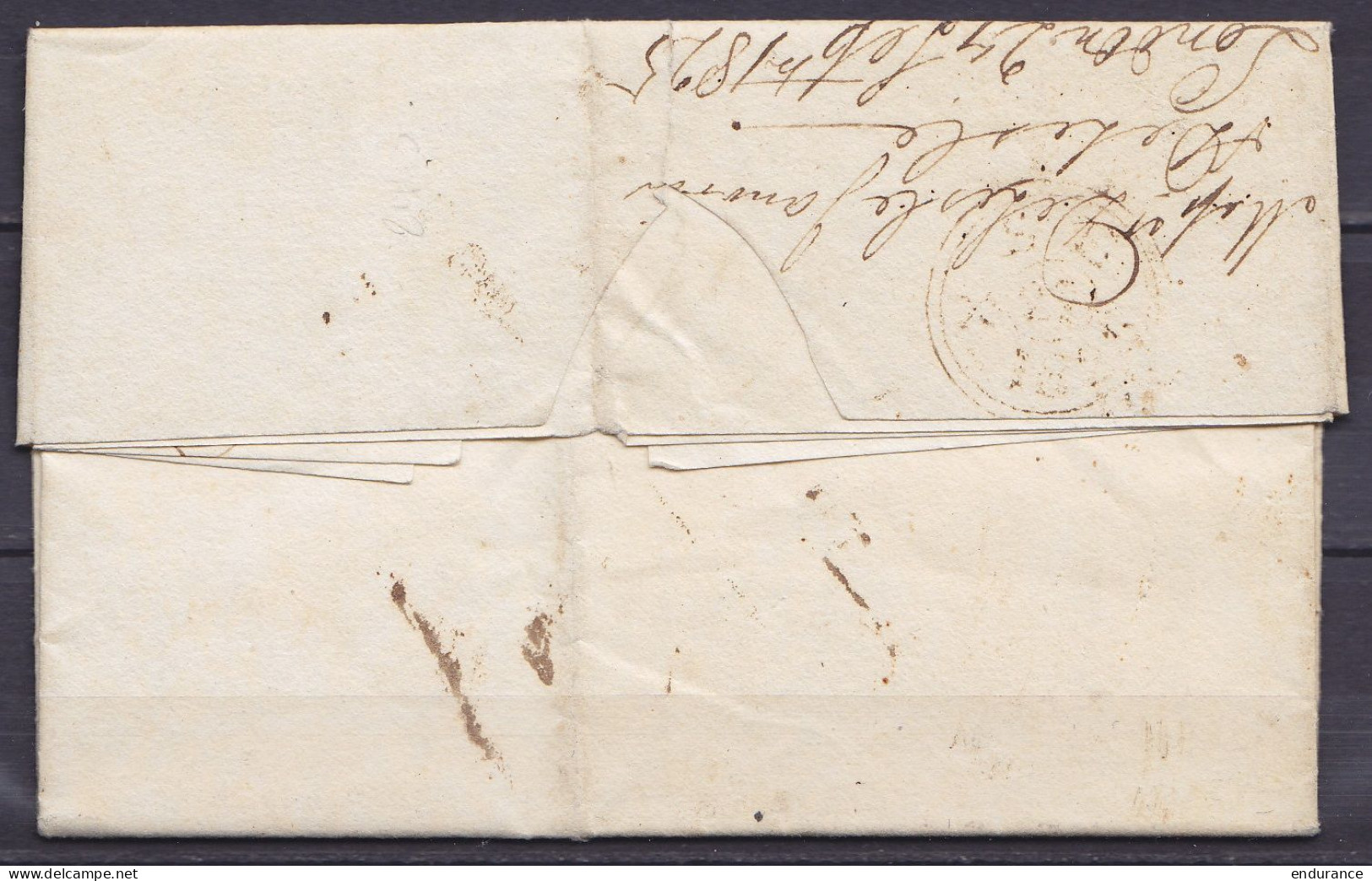 L. Datée 27 Septembre 1825 De LONDON Pour GUERNESEY - ...-1840 Prephilately