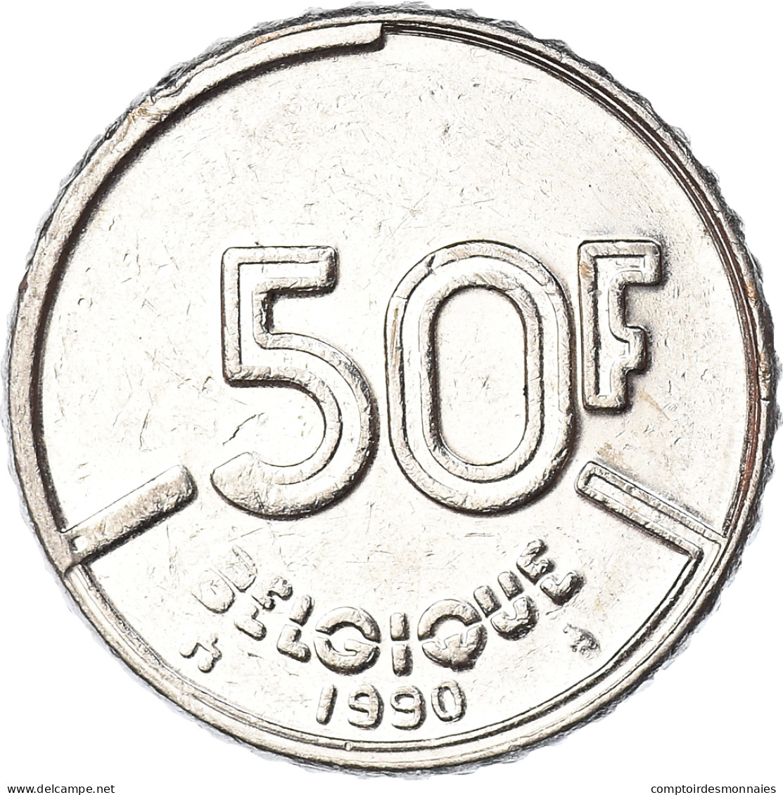 Monnaie, Belgique, 50 Francs, 50 Frank, 1990 - 50 Francs