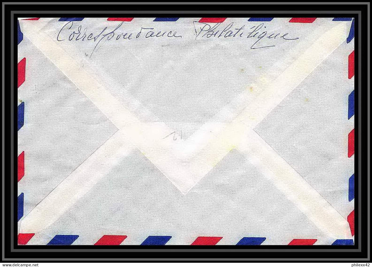 1825 N°19 CHARCOT 4/2/1962 Crozet Première Liaison Postale Lettre Ayant Circulé TAAF Antarctic Terres Australes Lettre - Brieven En Documenten