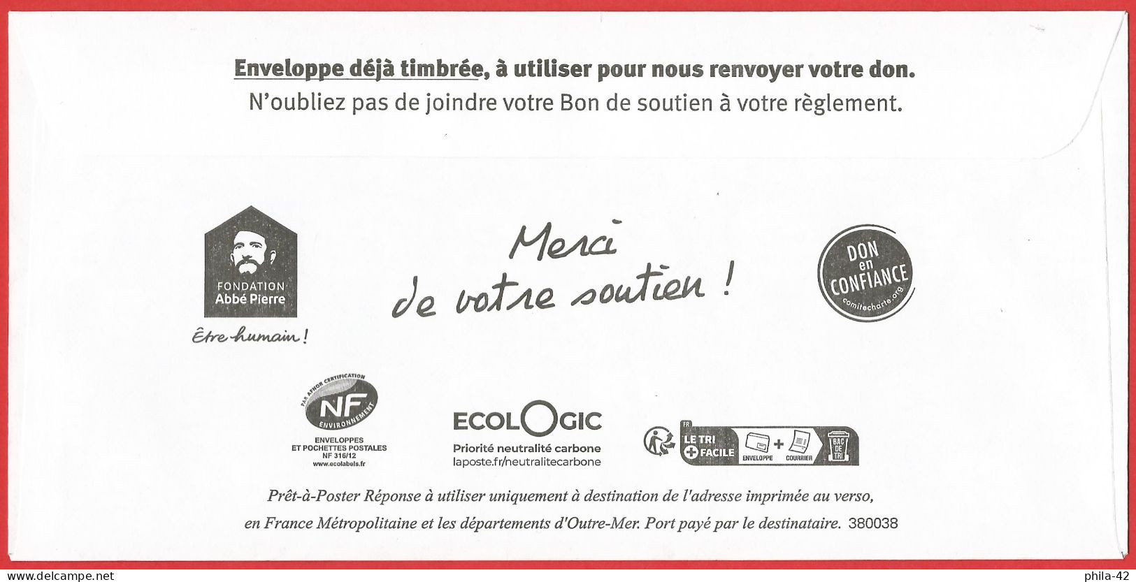 France - PAP - Marianne L'Engagée - Abbé Pierre - Prêts-à-poster:Answer/Marianne L'Engagée