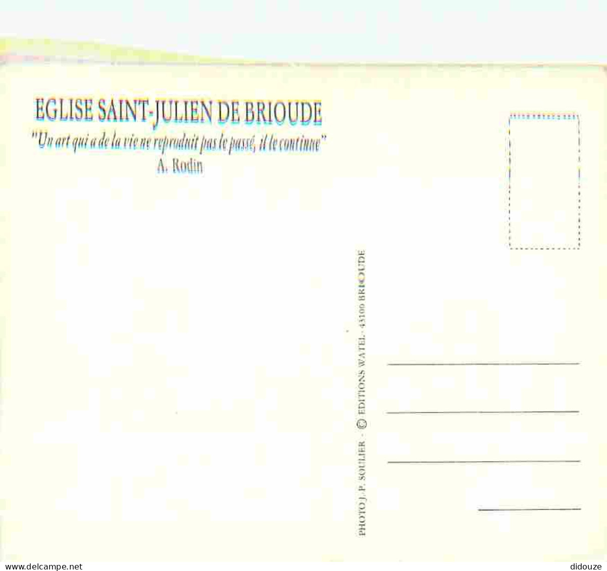 43 - Brioude - Eglise Saint Julien - Carte Neuve - CPM - Voir Scans Recto-Verso - Brioude