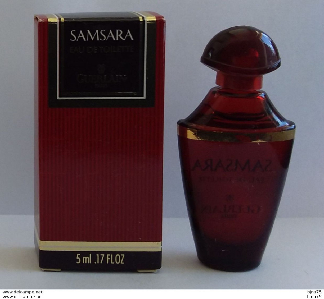 Miniature Eau De Toilette SAMSARA 0.17 Fl Oz. 5 Ml - Flacon, Parfum Et Boîte - Mignon Di Profumo Donna (con Box)