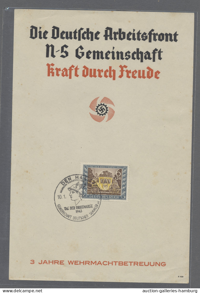 Liquidationsposten: Deutsches Reich - 3. Reich - 1943, Tag der Briefmarke, ausge