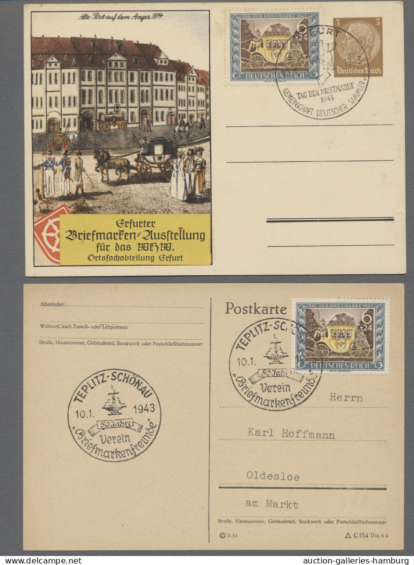 Liquidationsposten: Deutsches Reich - 3. Reich - 1943, Tag der Briefmarke, ausge