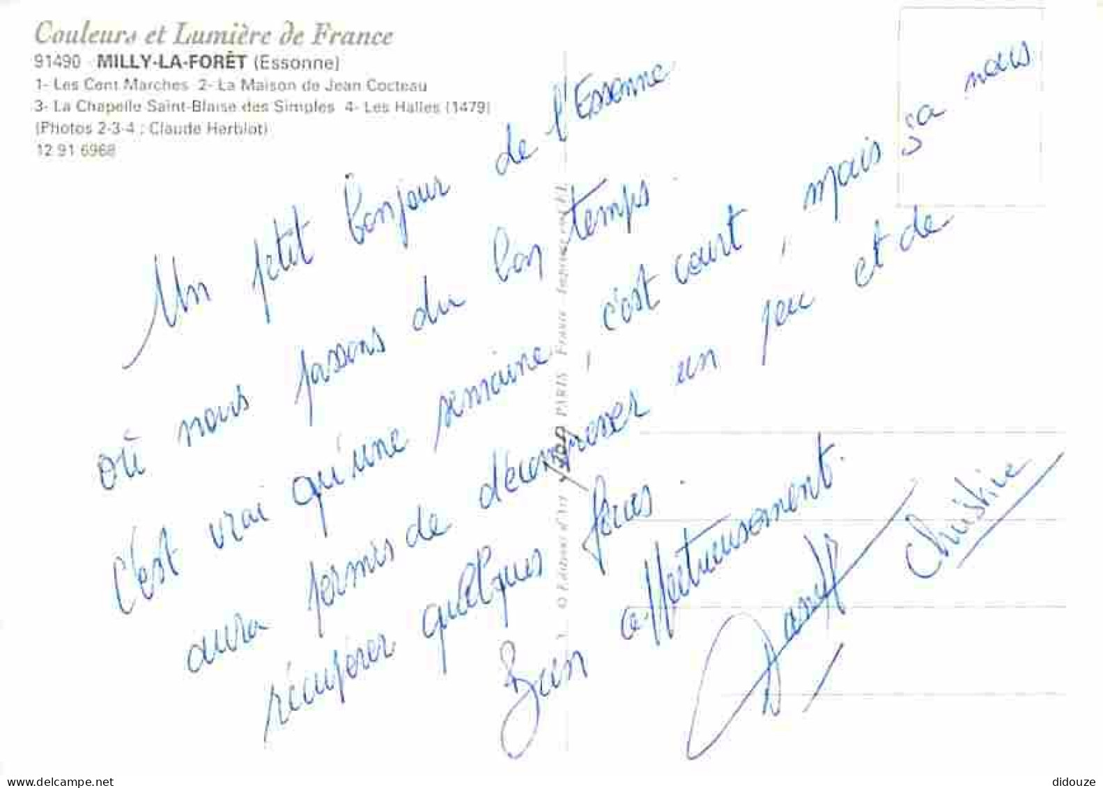 91 - Milly La Foret - Multivues - Les Halles - CPM - Voir Scans Recto-Verso - Milly La Foret