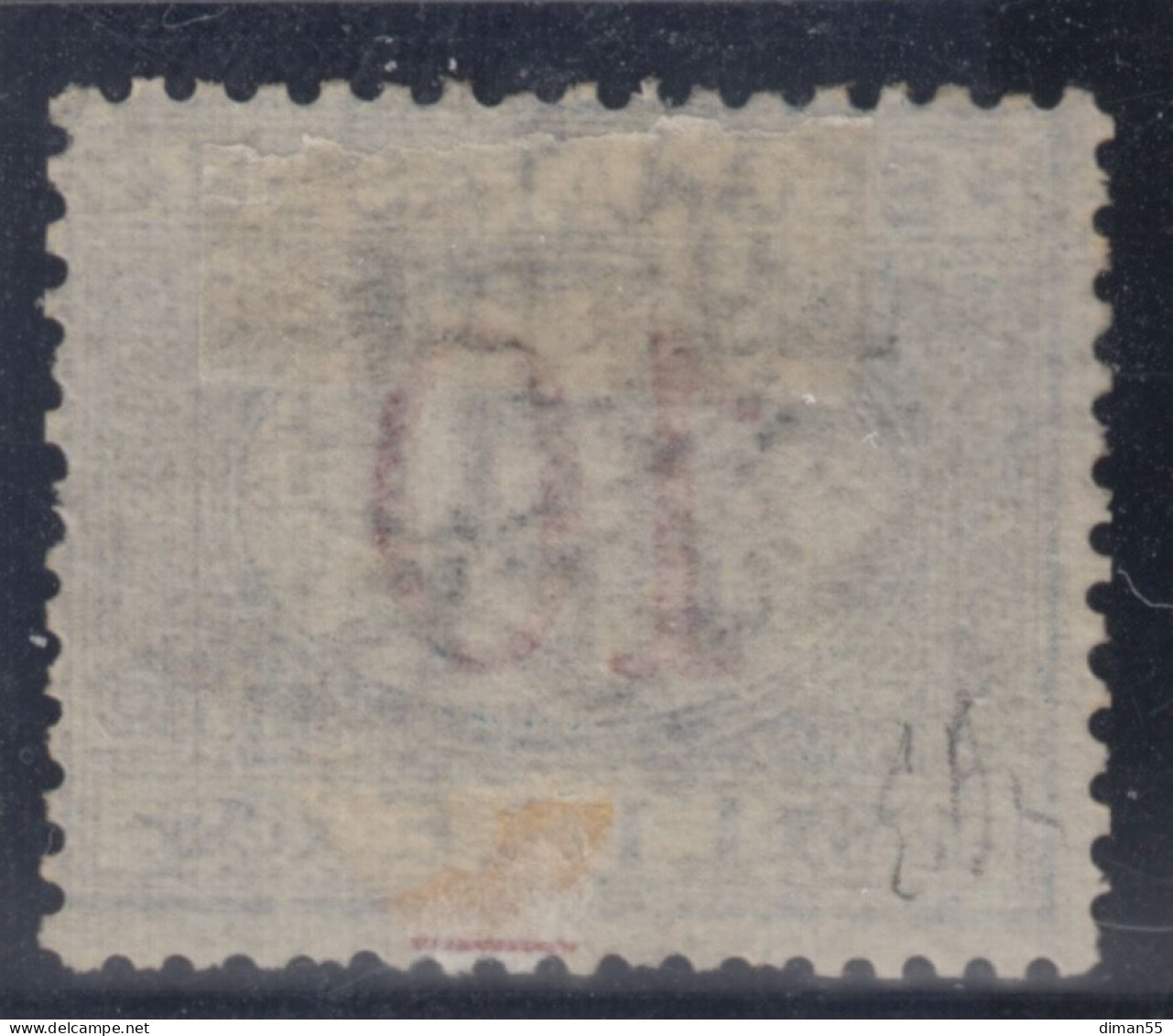 ITALIA - ERITREA - Sassone  Tax N.11 - Cat. 1100 Euro - FIRMATO E. DIENA - Usato - Erythrée