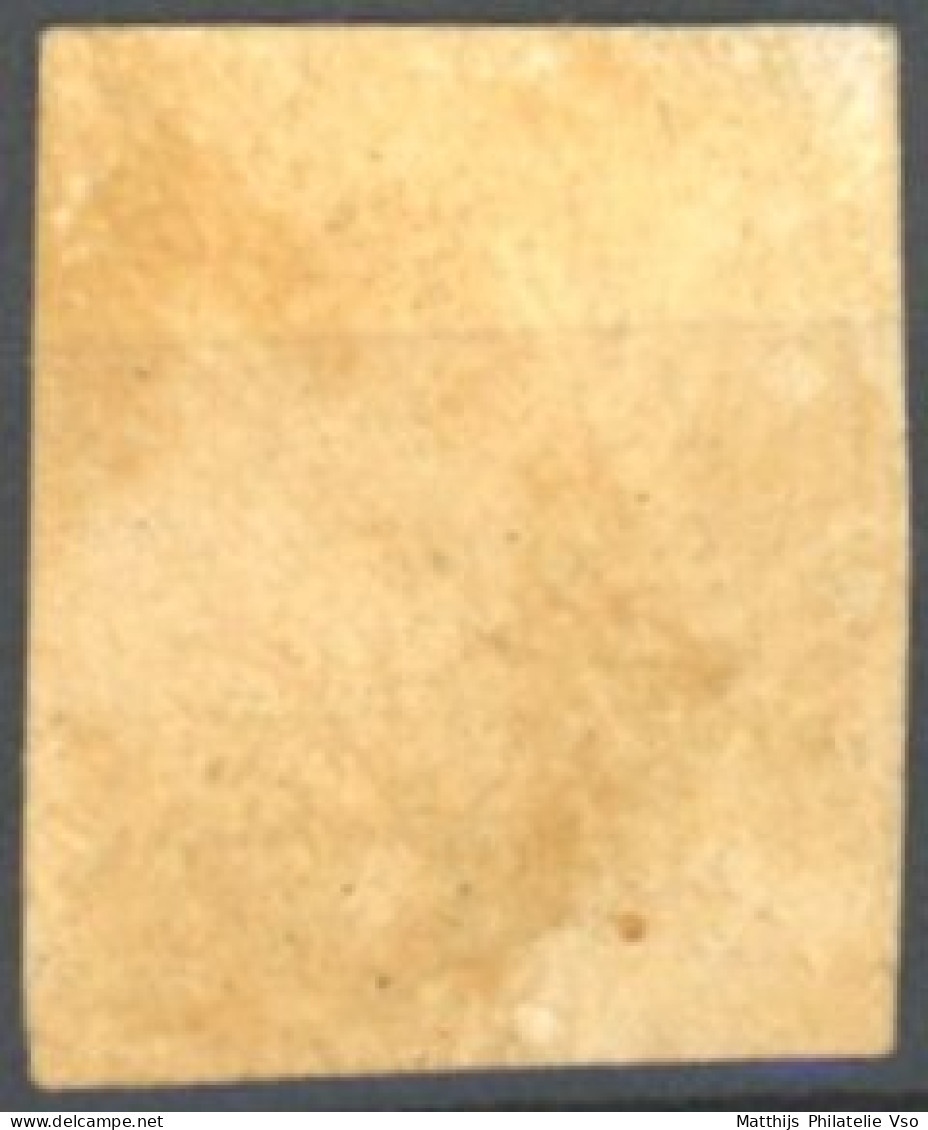[** B/TB] N° 10, 10c Brun Pleine Gomme Avec Petite Réparation En Haut à Gauche. Retouche Du Feuillage Inférieur Droit Et - 1858-1862 Medallions (9/12)