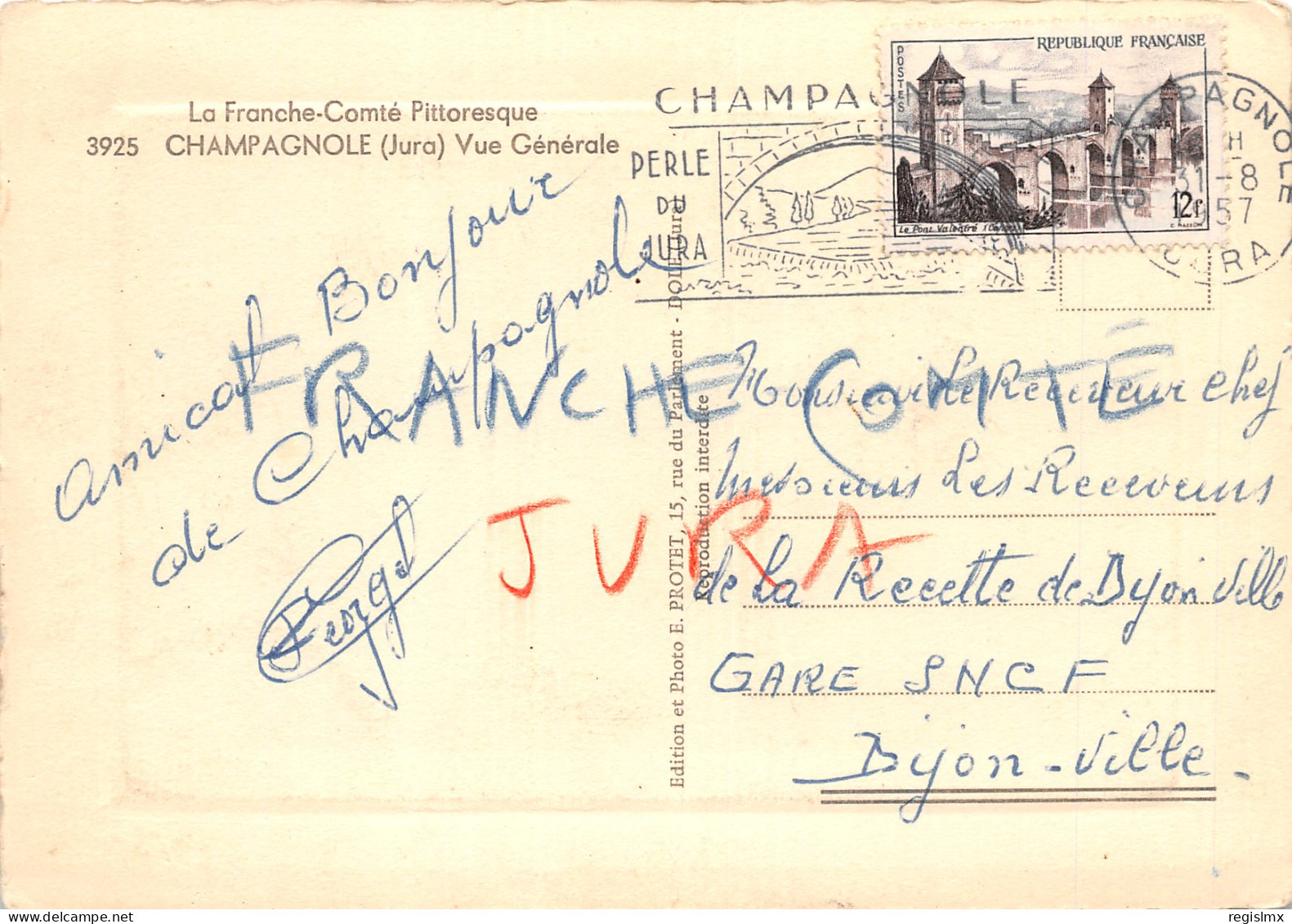 39-CHAMPAGNOLE-N°3525-C/0081 - Champagnole