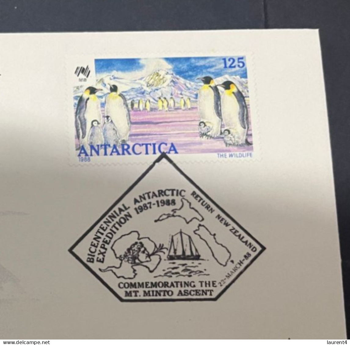 11-6-2024 (44) Australian Bicentenary - Bicentennial Antarctic Expedition 1987-1988 (Antarctica Stamps 2 Of 4) - FDC