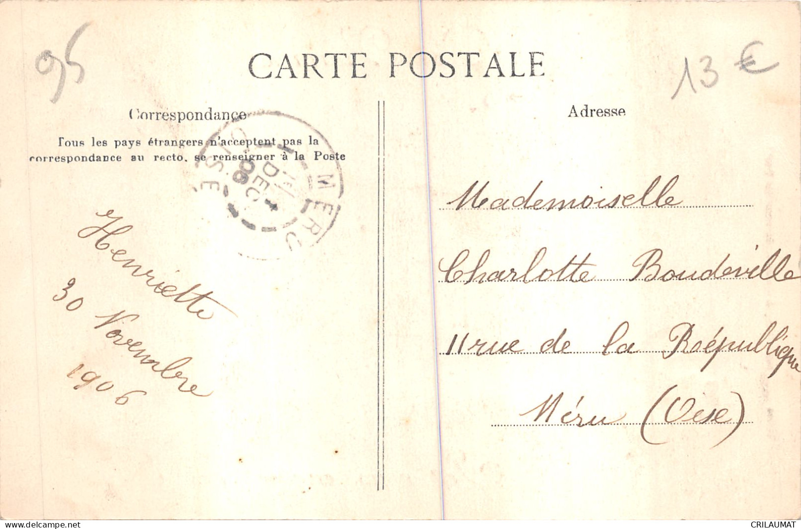 95-VIARMES-PLACE DE LA MAIRIE-N°6032-C/0387 - Viarmes