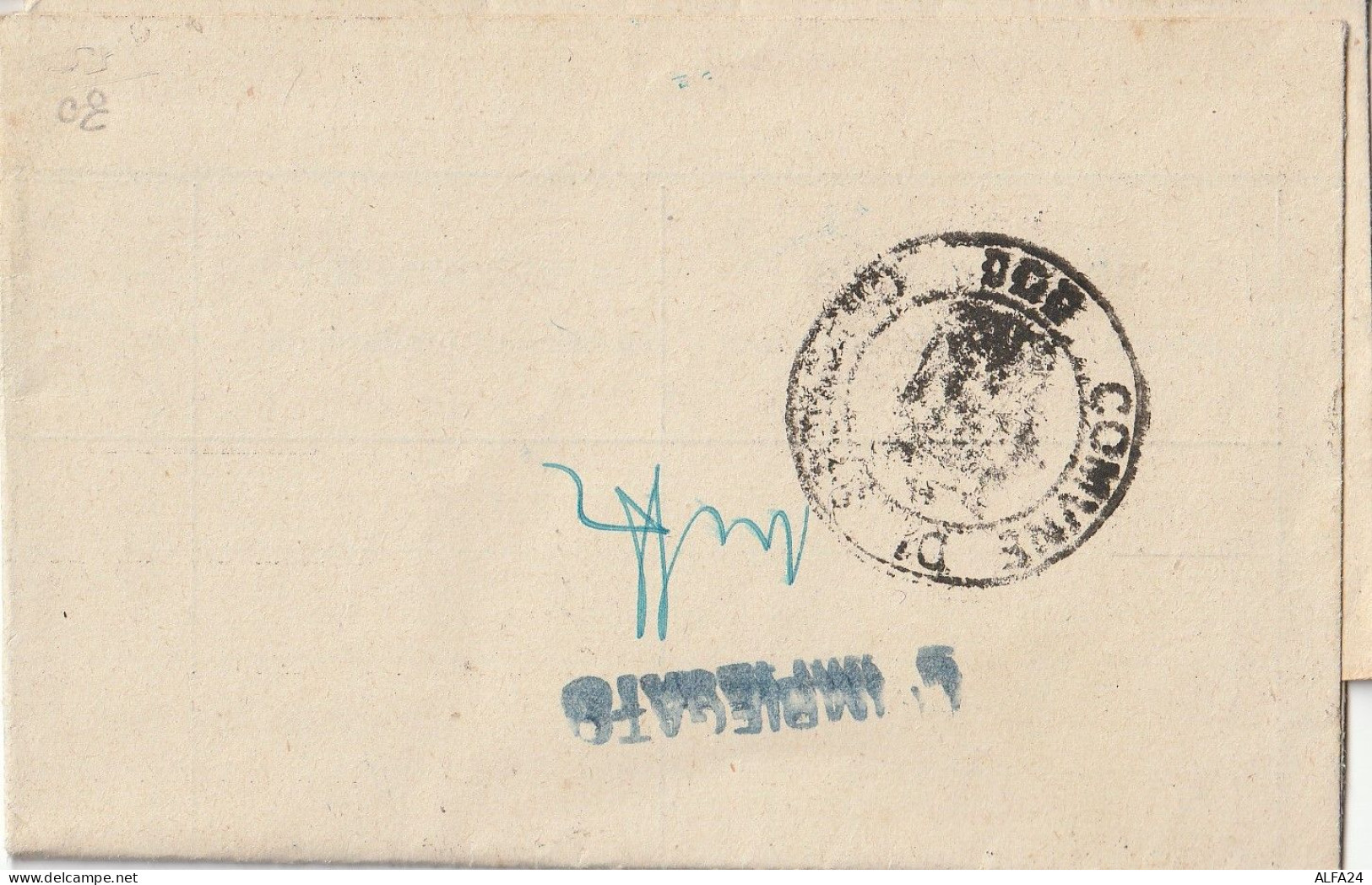 LETTERA LUOGOTENENZA L.1+2X50 PA TIMBRO SPONGANO LECCE  (YK1822 - Poststempel