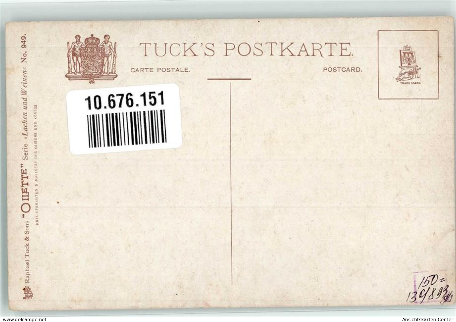 10676151 - Tucks Serie 949 Baby Lachen Und Weinen - Fialkowska, Wally