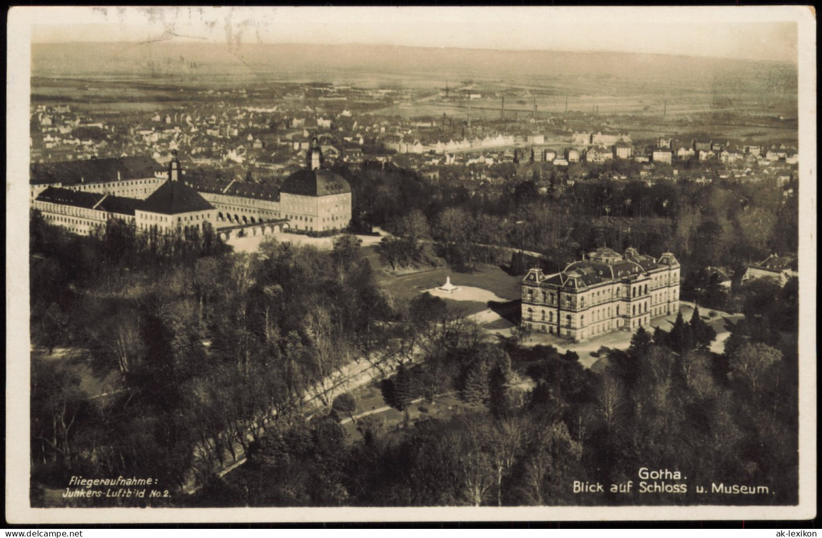 Ansichtskarte Gotha Luftbild 1931 - Gotha