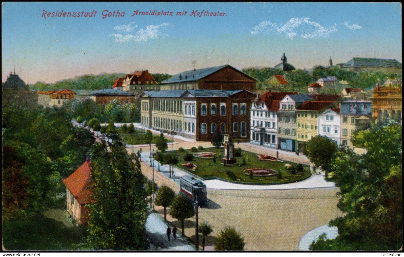 Ansichtskarte Gotha Arnoldi Platz 1916 - Gotha