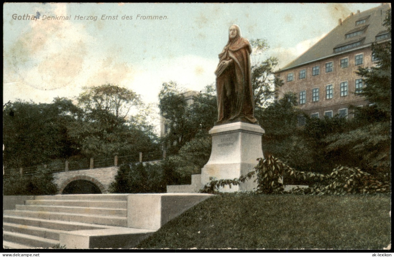 Ansichtskarte Gotha Gothai Denkmal Herzog Ernst Des Frommen. 1917 - Gotha