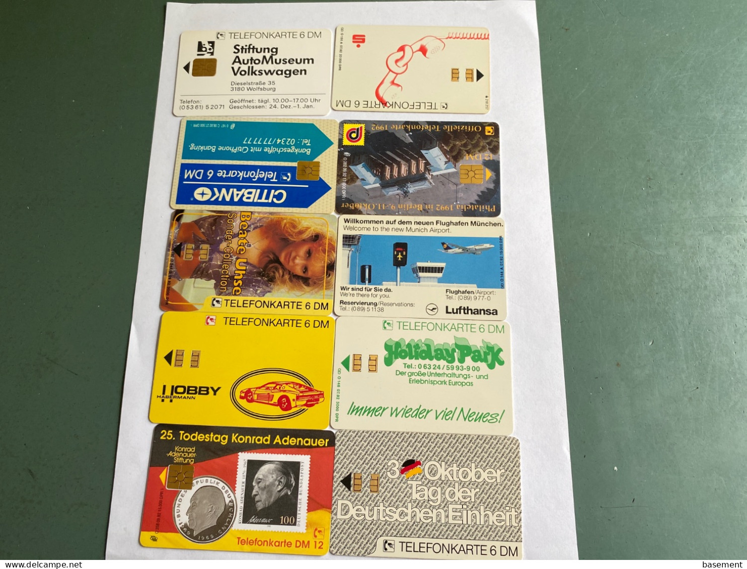 - 9 -  Germany Chip 10 Different Phonecards - Collections