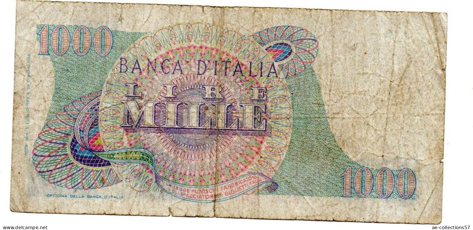 MA 24497 / Italie - Italien - Italy 1000 Lires 15/07/1963 B - 1000 Liras