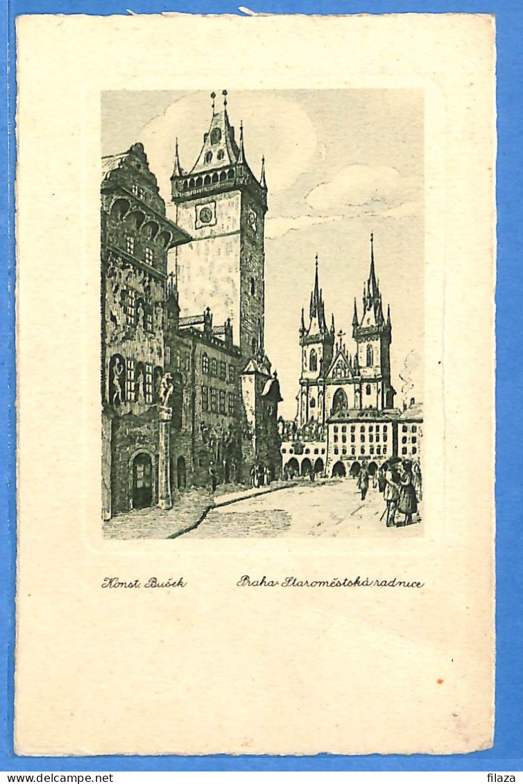Böhmen Und Mähren 1942 - Carte Postale De Prague - G34594 - Covers & Documents