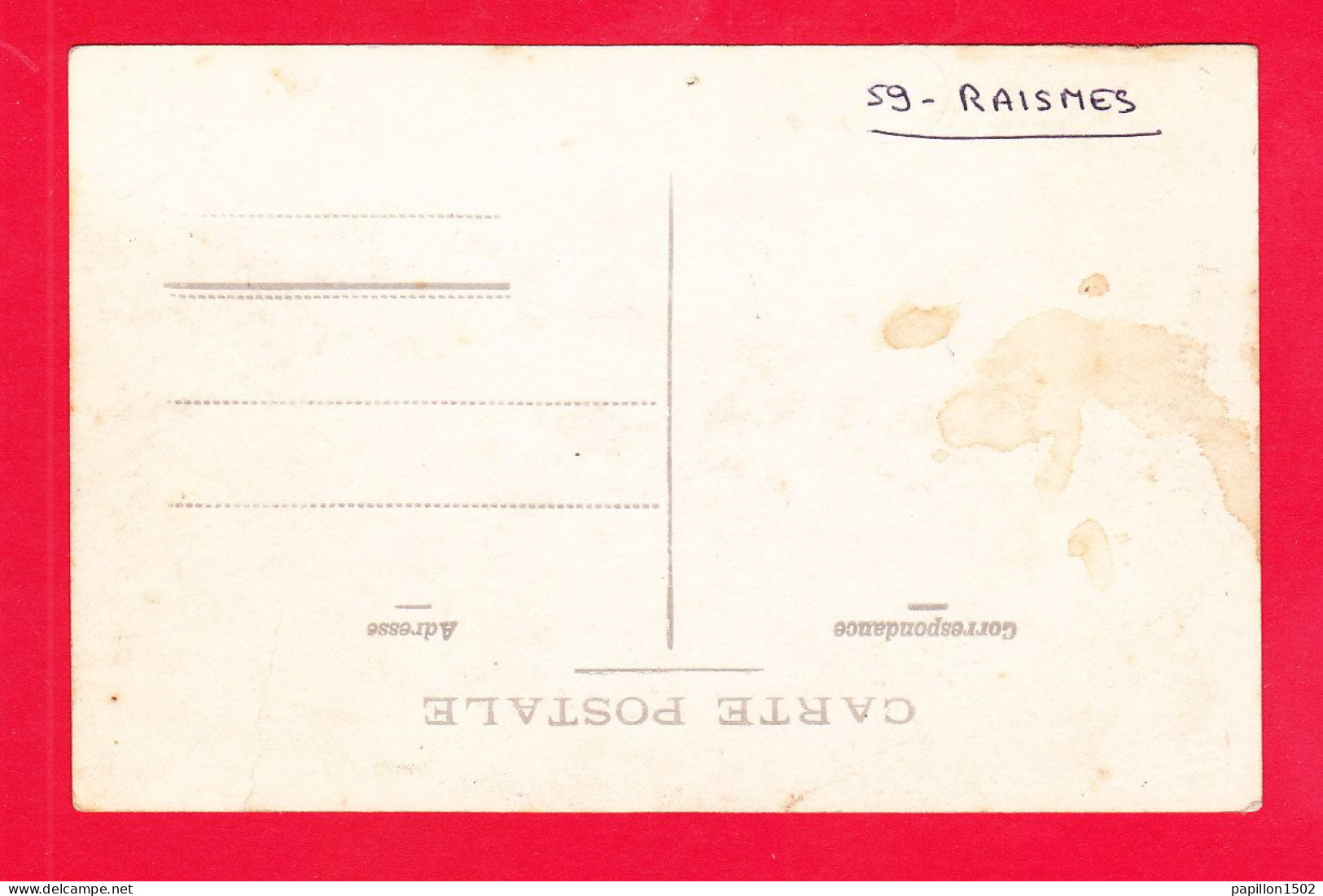 F-59-Raismes-01A66  Carte Photo, Devanture Du Débit De Boisson Caudron-Dubois, Animation, Cpa - Raismes