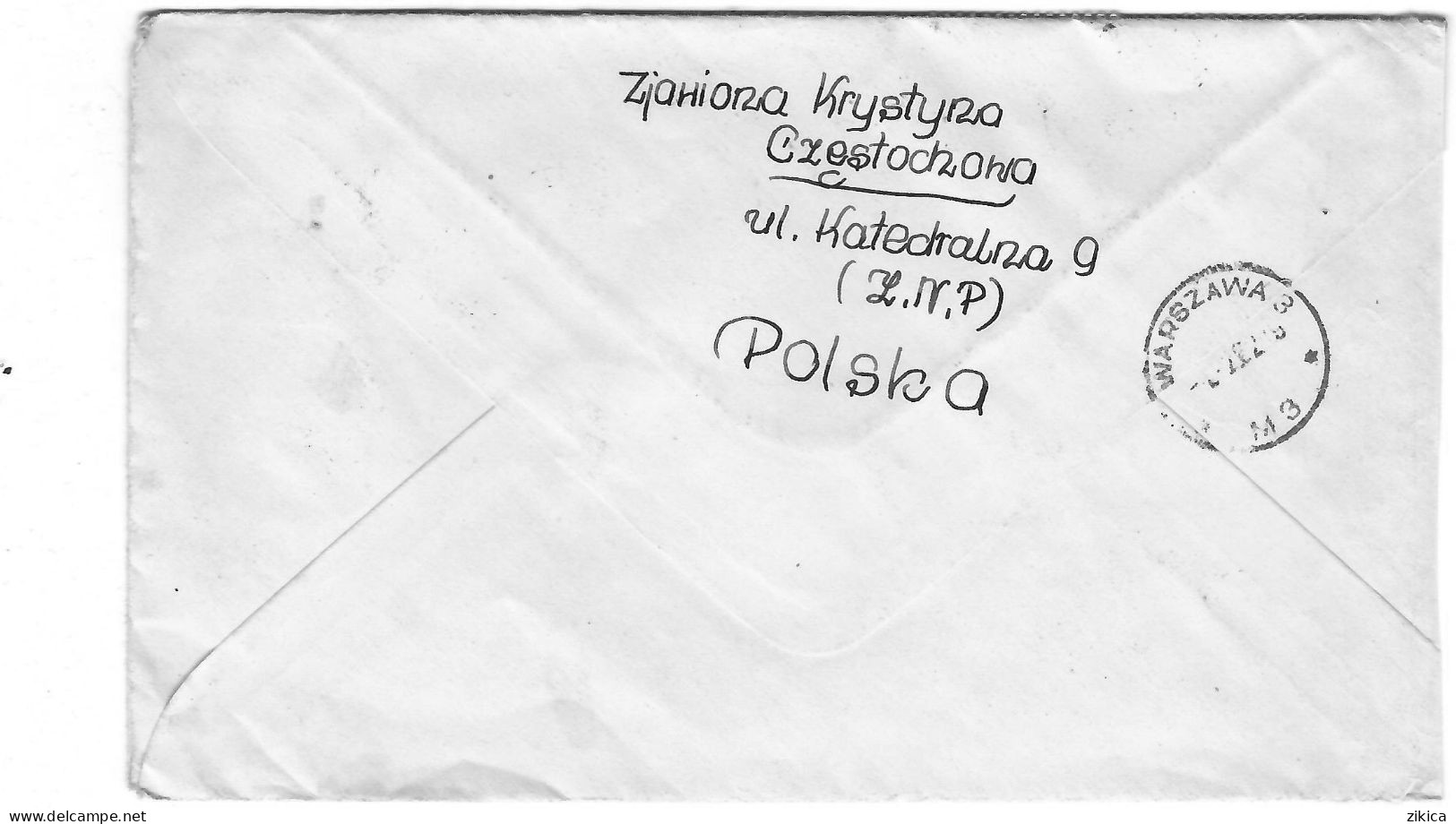 Poland Czestochowa R - Letter Via Yugoslavia 1962 - Lettres & Documents