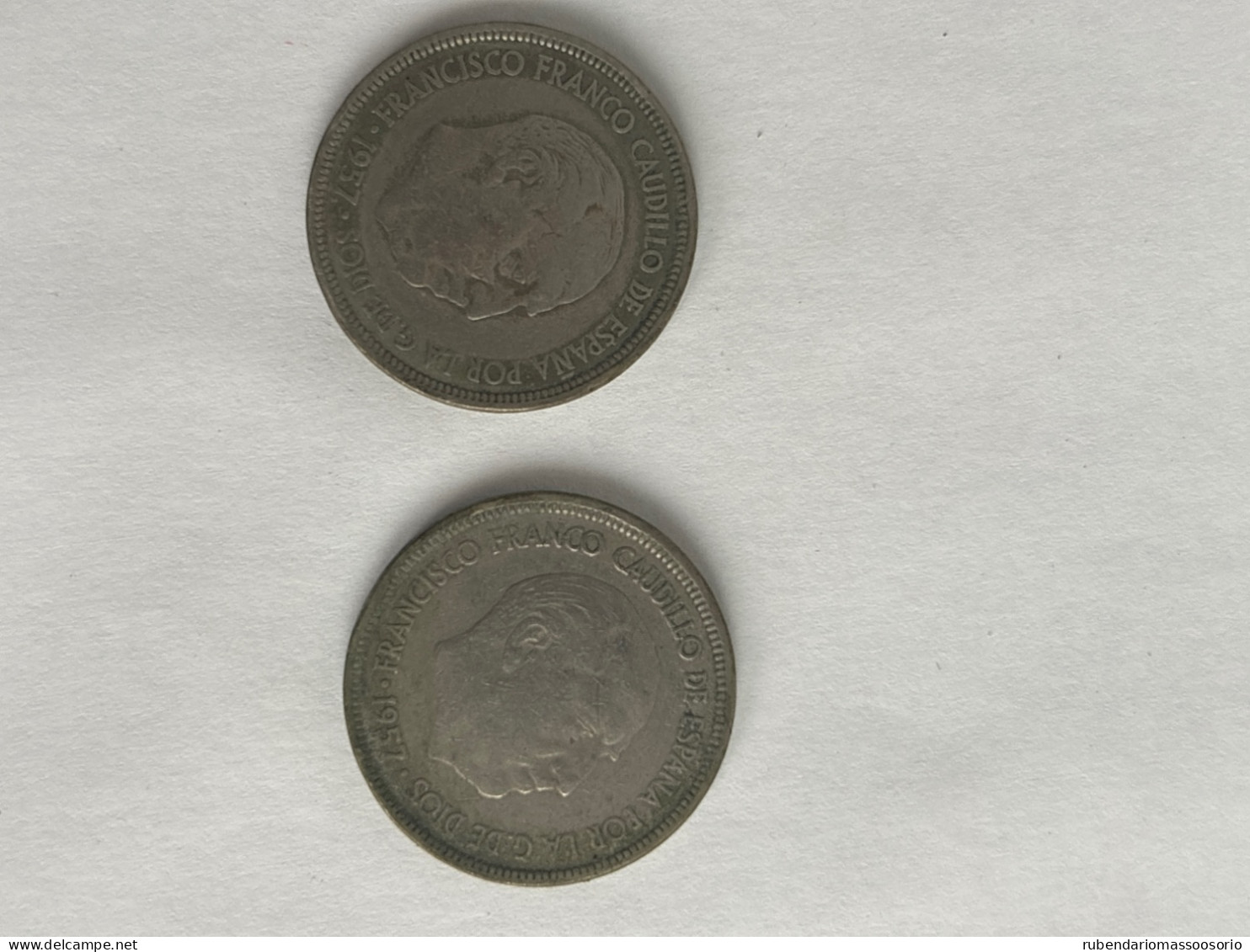 Monedas 1957 5 Pesetas Francisco Franco - Te Identificeren