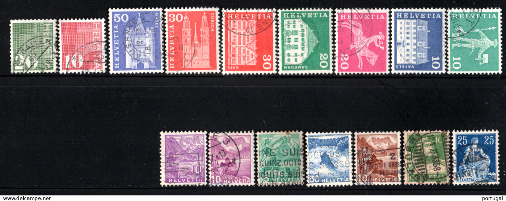 Suisse ( 42 Timbres Obliteres ) - Collections