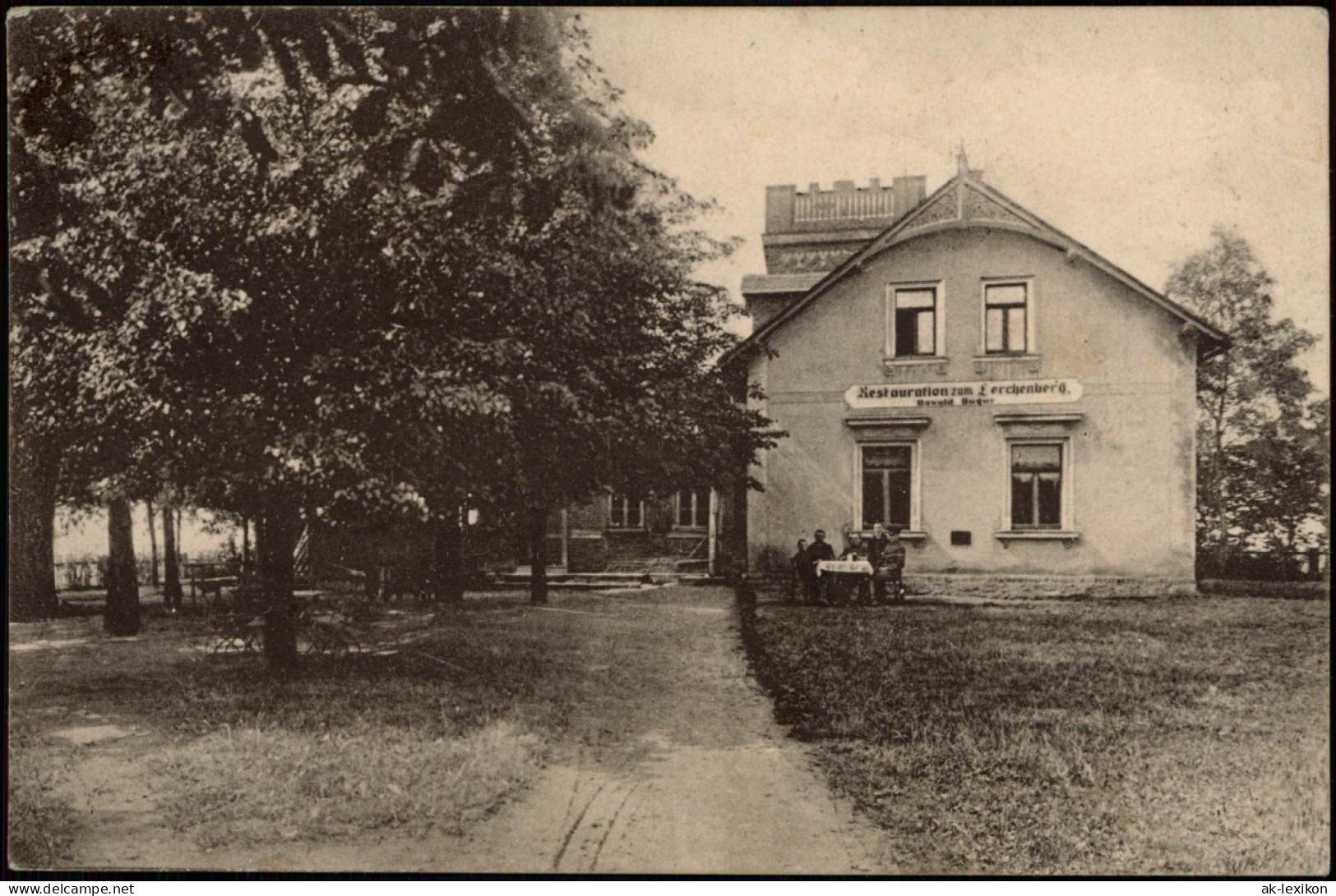 Ansichtskarte Börnchen-Bannewitz Lerchenberg Restauration 1921 - Bannewitz