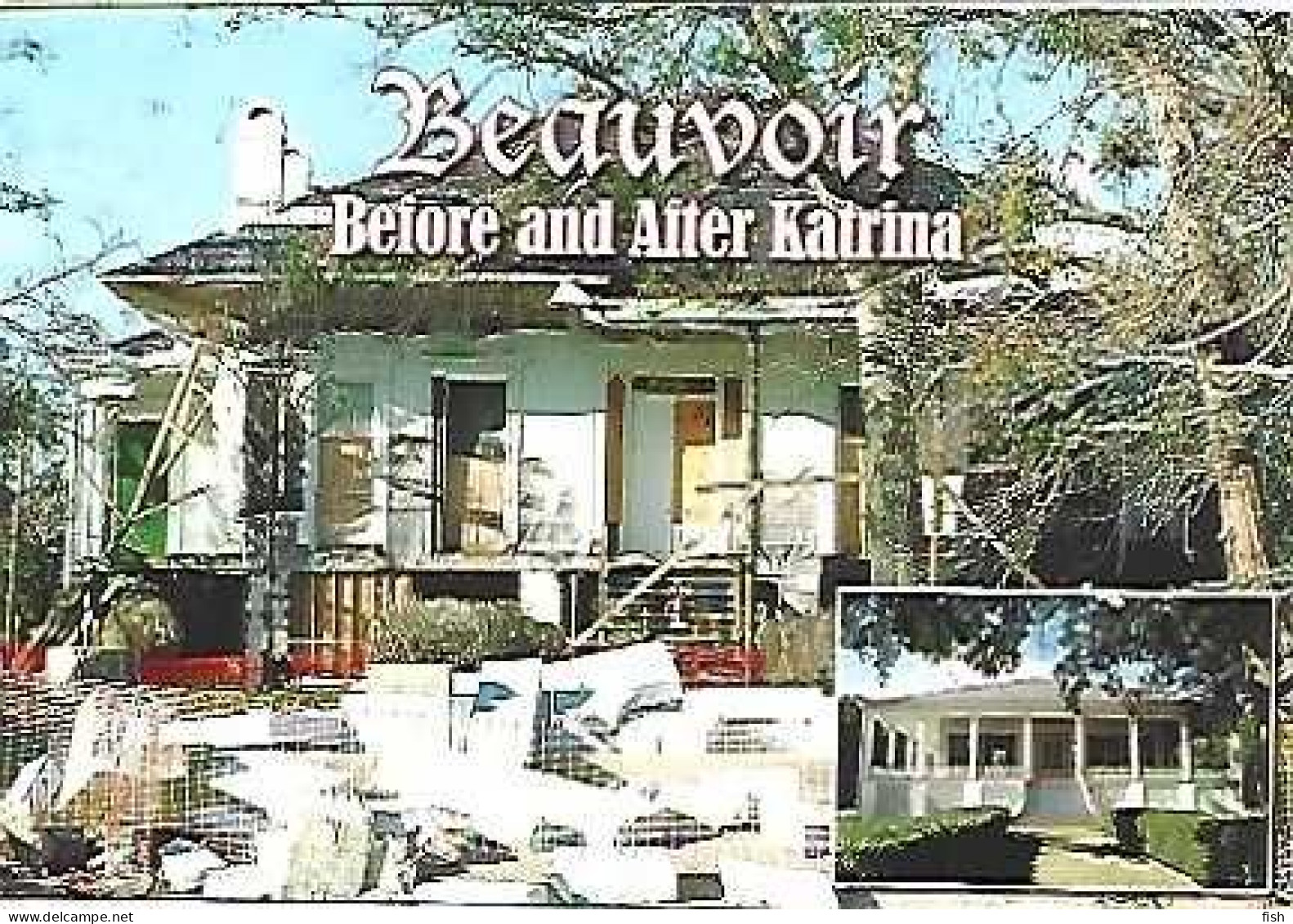 United States & Marcofilia, Beauvoir, Before And After Hurricane Katrina, Multi, Biloxi To Estremoz Portugal 2006 (688) - Lettres & Documents