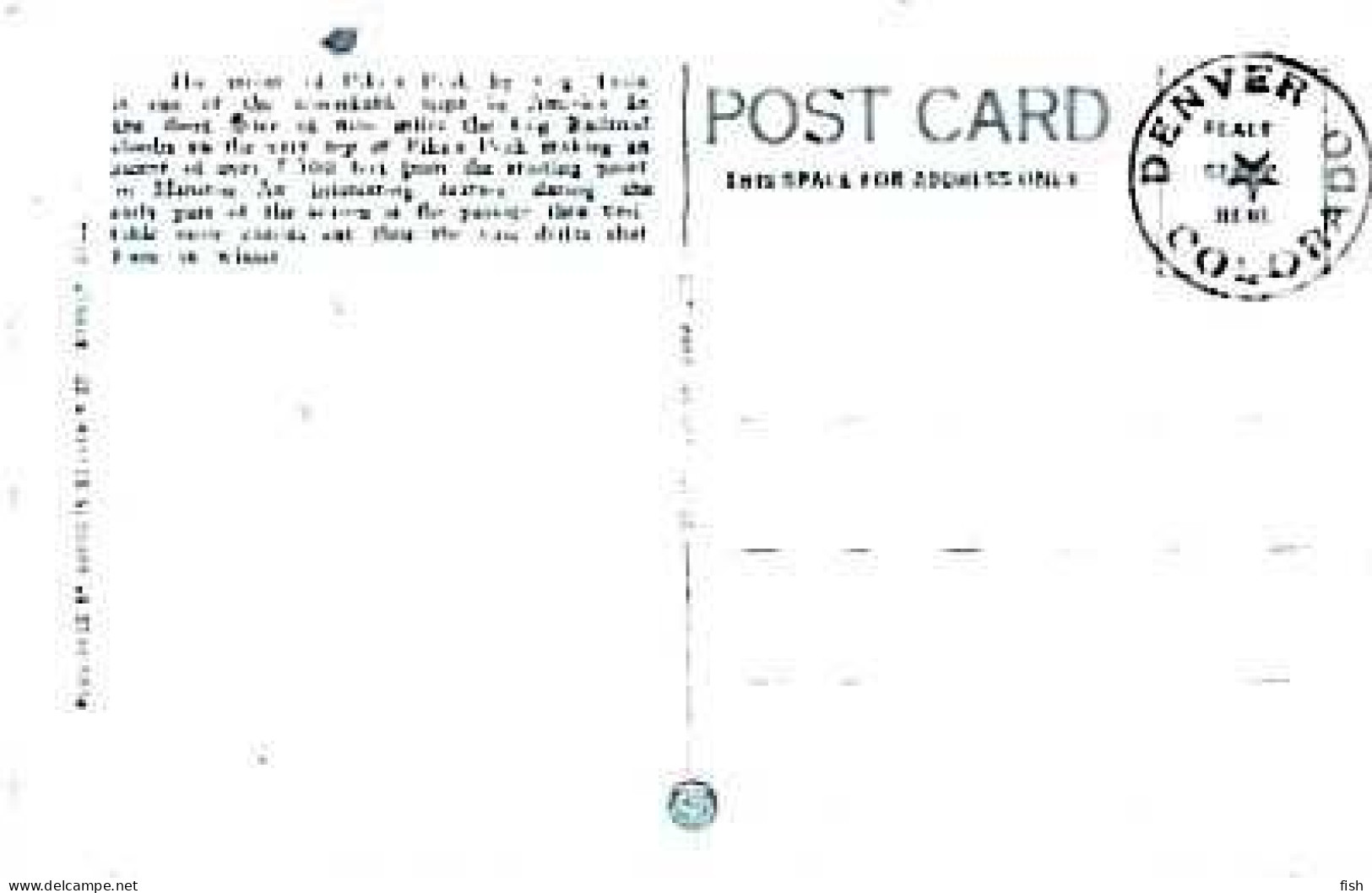 United States & Maximum Card, Pikes Peak Cog Road, Snow Banks In Spring, Colorado, Denver (554) - Denver