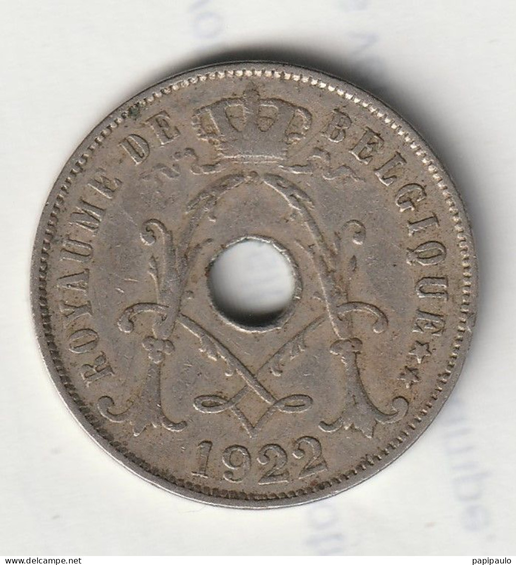 BELGIQUE 25c 1922 - 25 Cents