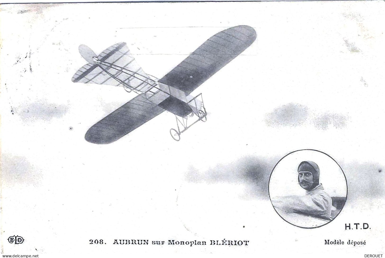 Grande Quinzaine D'aviation De La Baie De Seine - Vignette Avec Timbre à Date Le Havre Aviation - Fliegertreffen