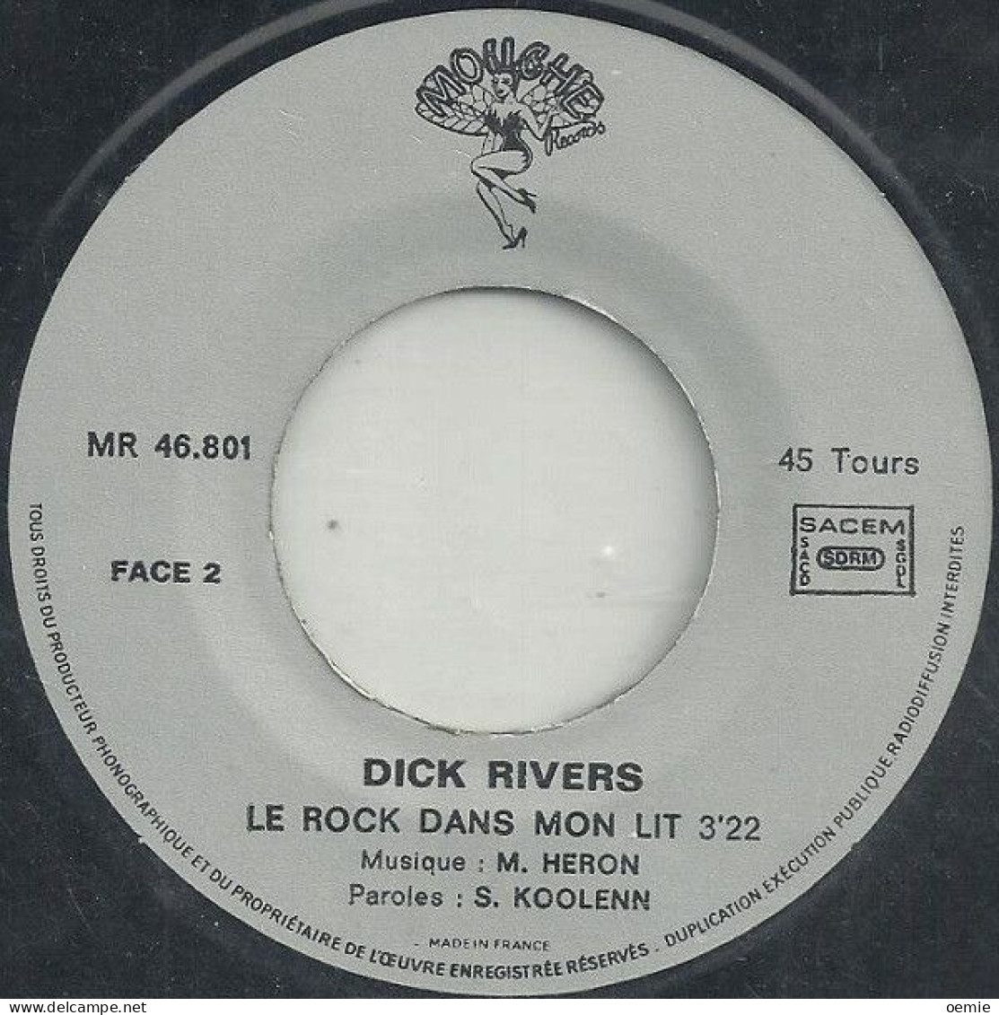 DICK  RIVERS  MAMAN N'AIME PAS MA MUSIQUE - Other - French Music