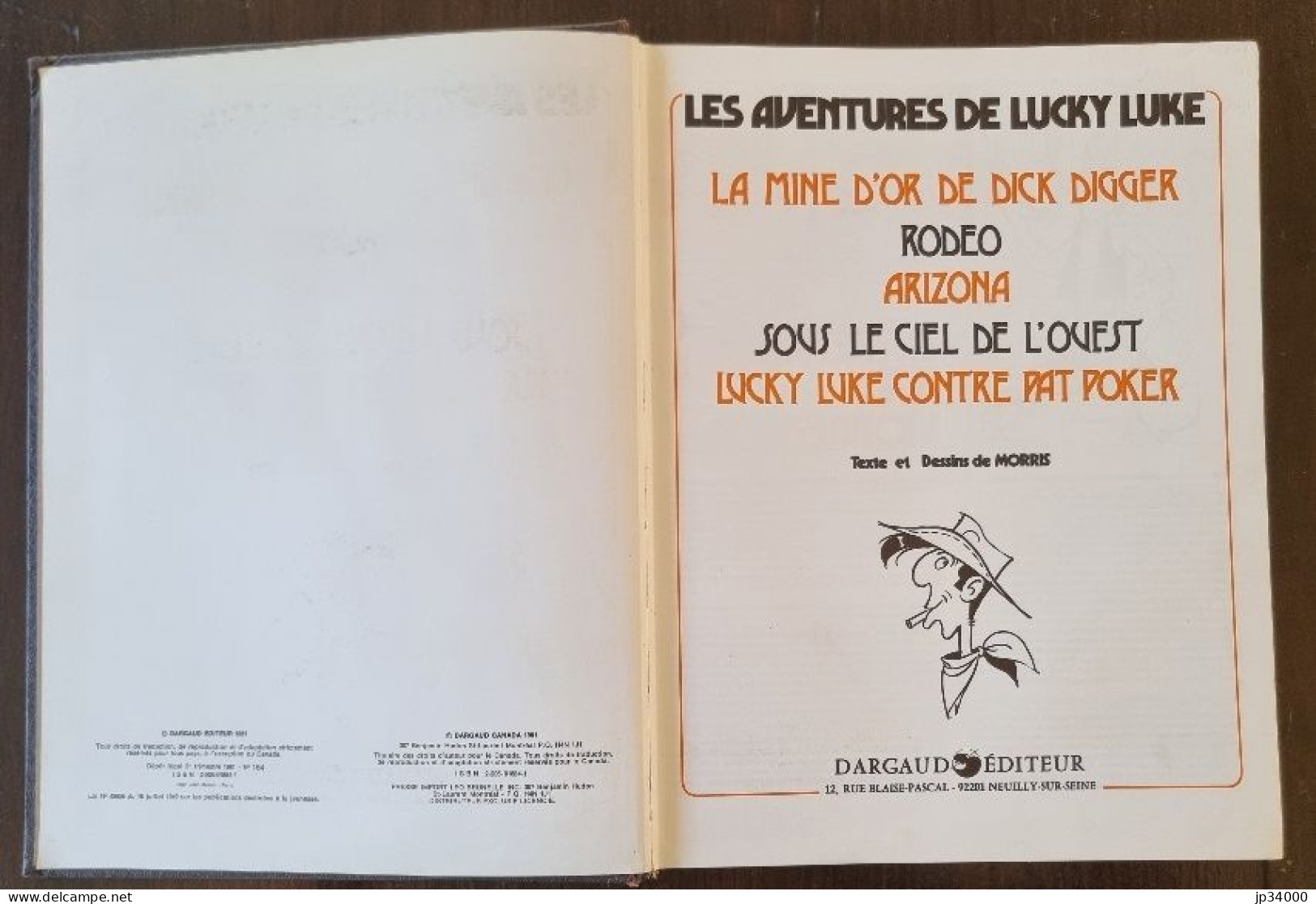 LUCKY LUKE Tome 1 Balles 1981. Editions Rombaldi. (5 Histoires Différentes) E.O. - Lucky Luke