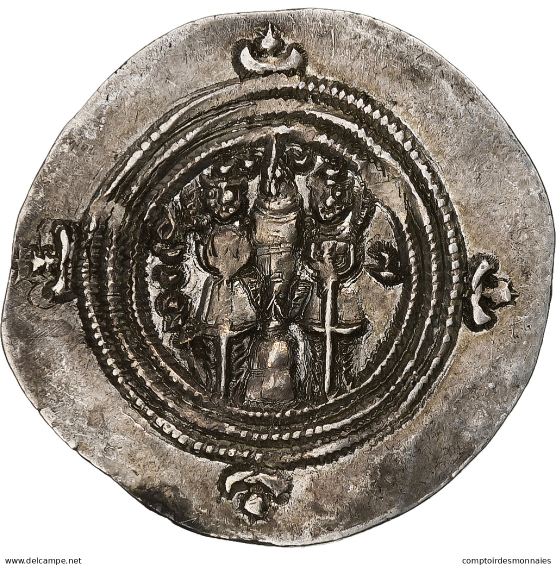 Royaume Sassanide, Chosroès II, Drachme, 590-628, GW (at Or Near Goyman(?)) - Orientales