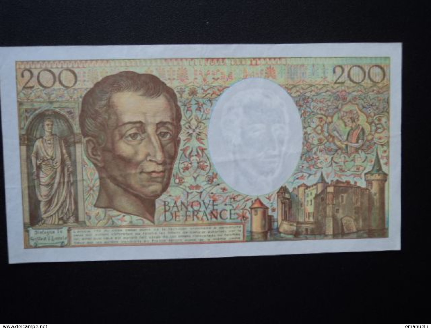 FRANCE : 200 FRANCS   1992 *    FAYETTE 70 / PICK 155e      TTB ** - 200 F 1981-1994 ''Montesquieu''