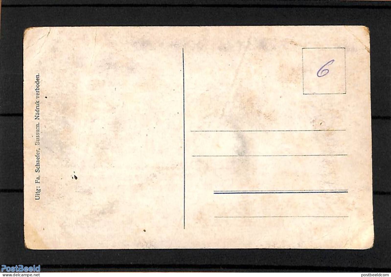 Netherlands 1925 Postcard 'Postzegeltaal', Stamp Language, Somewhat Damaged, Postal History, Stamps On Stamps - Brieven En Documenten