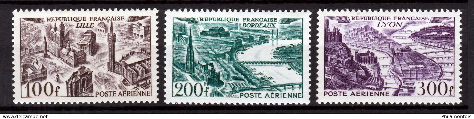 PA  24 à 26 - 3 Valeurs - Neufs N* - Très Beaux - Cote 25 € - 1927-1959 Postfris
