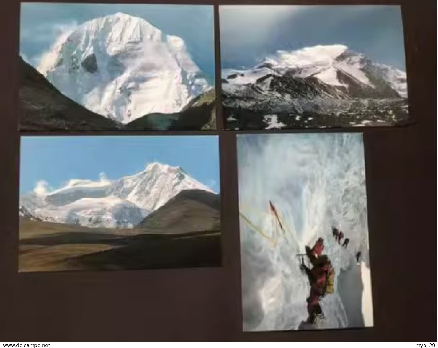 China 1980s Climbing Mount Everest And Mount Kuragangri 10v PC Blank - Fossilien