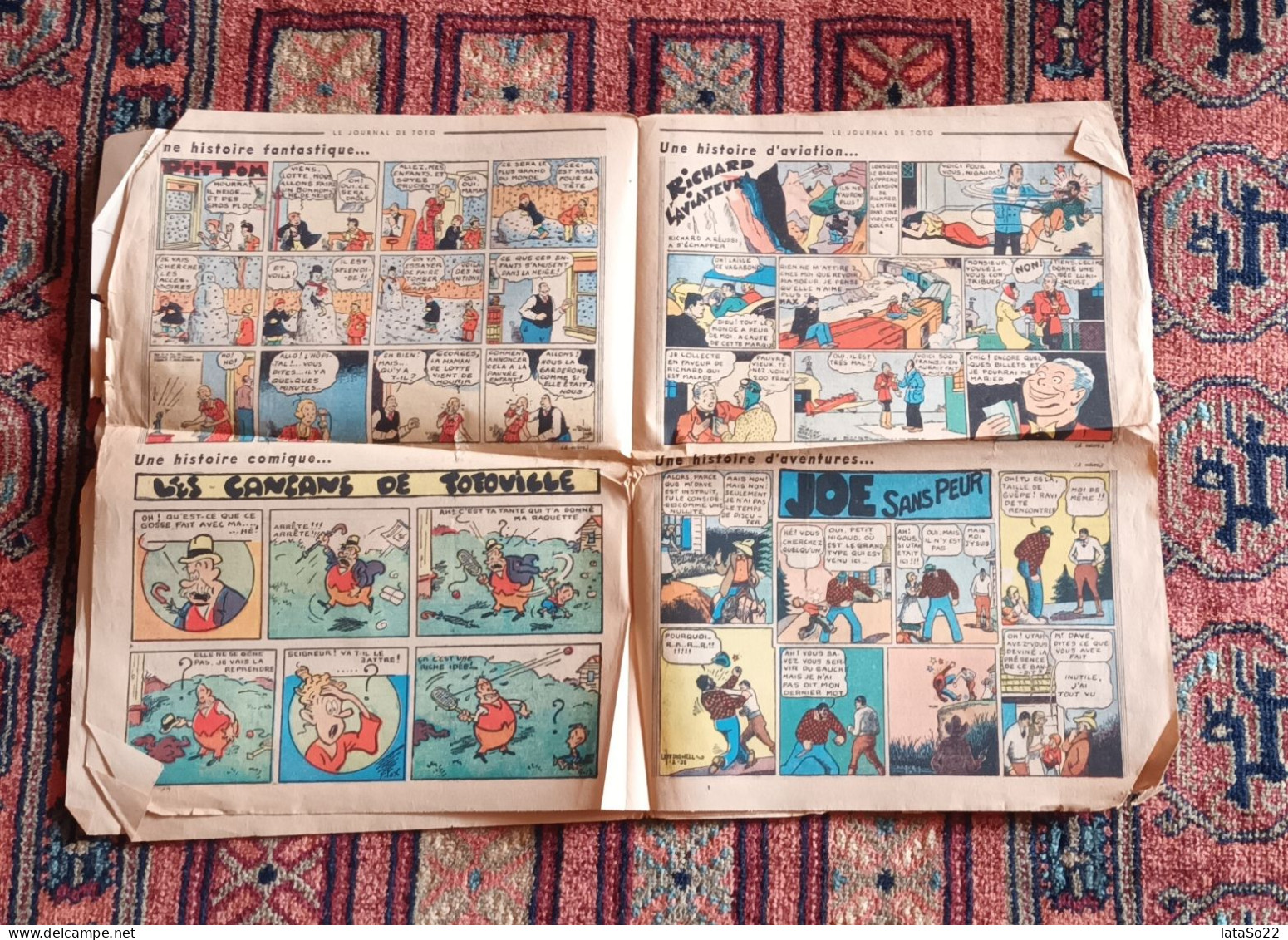 Le Journal De Toto N° 49 - Jeudi 10 Février 1938 - Les Aventures De Toto - Andere & Zonder Classificatie